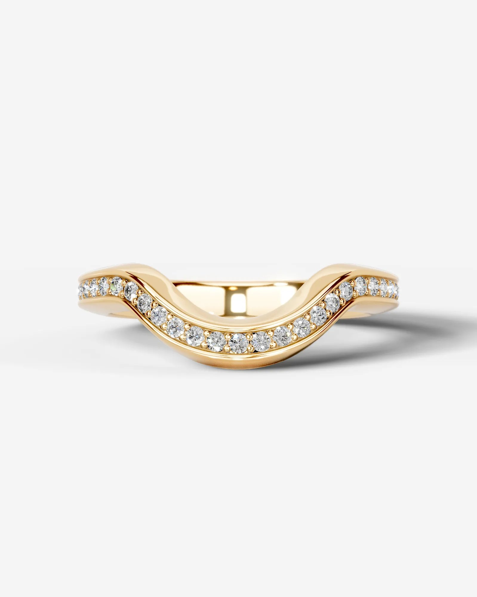 Lucy Lab Grown Round Diamond Wedding Ring - Yellow Gold - 18K - 6ct