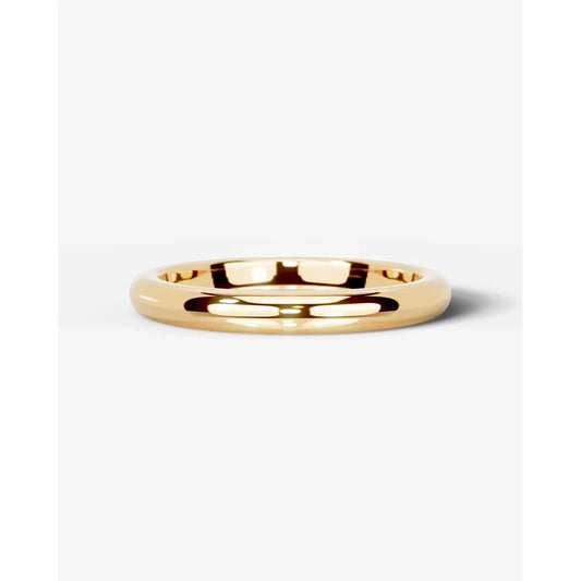 Max Wedding Ring Lab Grown Round Diamond Wedding Ring - Yellow Gold