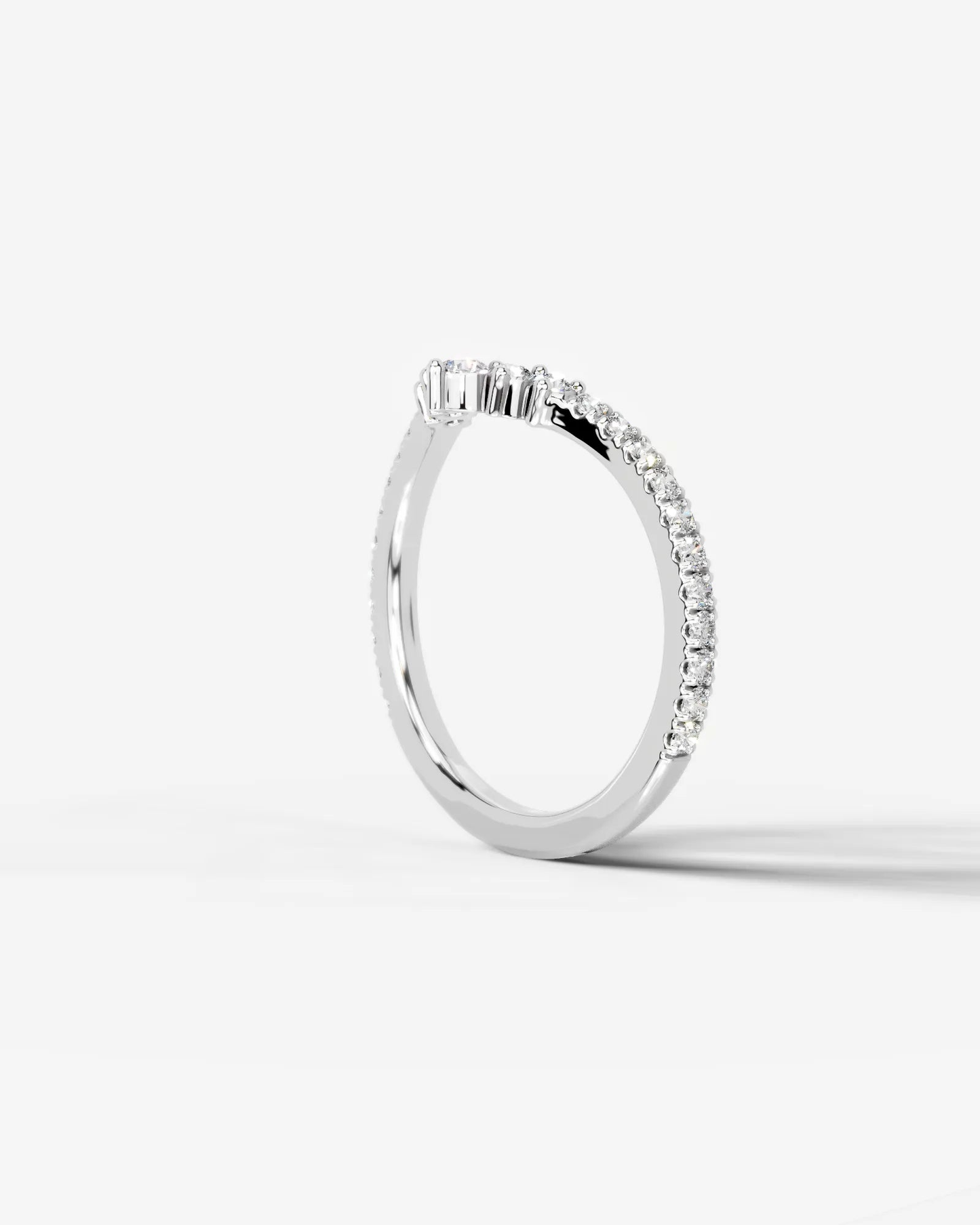 Mia Lab Grown Round Diamond Wedding Ring - Platinum - 4ct