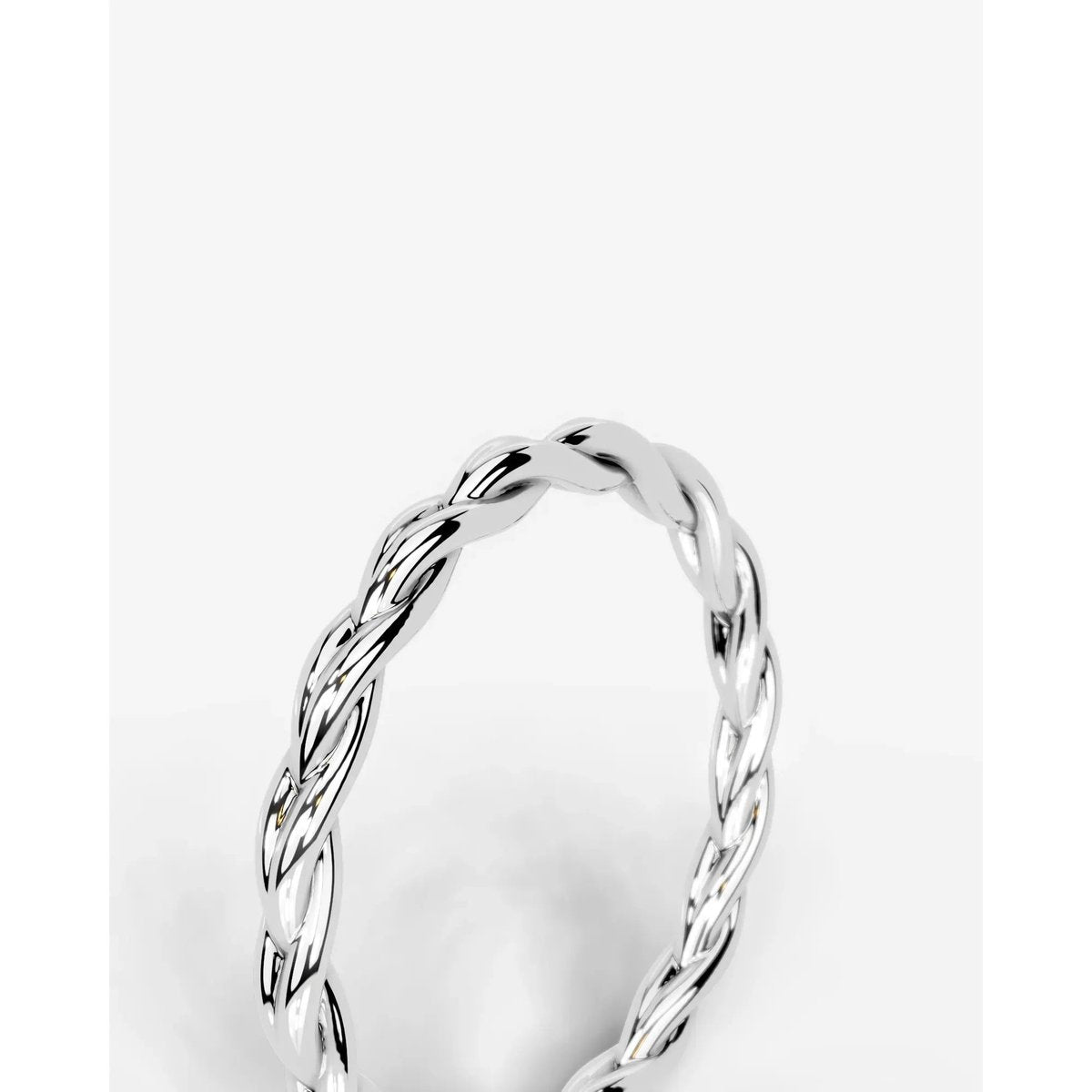 Milani Wedding Band Lab Grown W Diamond Wedding Ring - White Gold