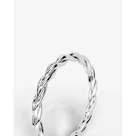Milani Wedding Band Lab Grown W Diamond Wedding Ring - White Gold