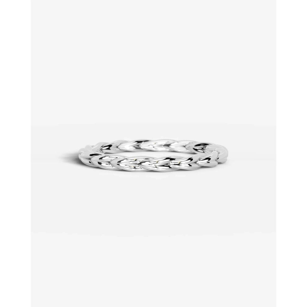 Milani Wedding Band Lab Grown W Diamond Wedding Ring - White Gold