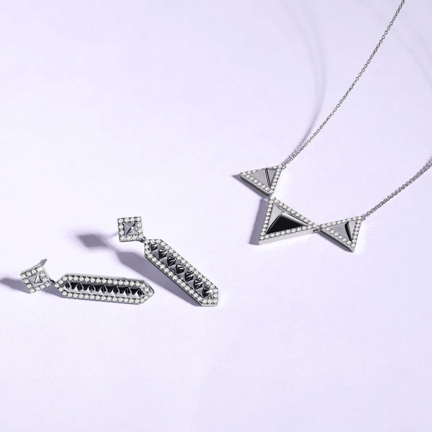 Pyramid Trois Pendant Necklace