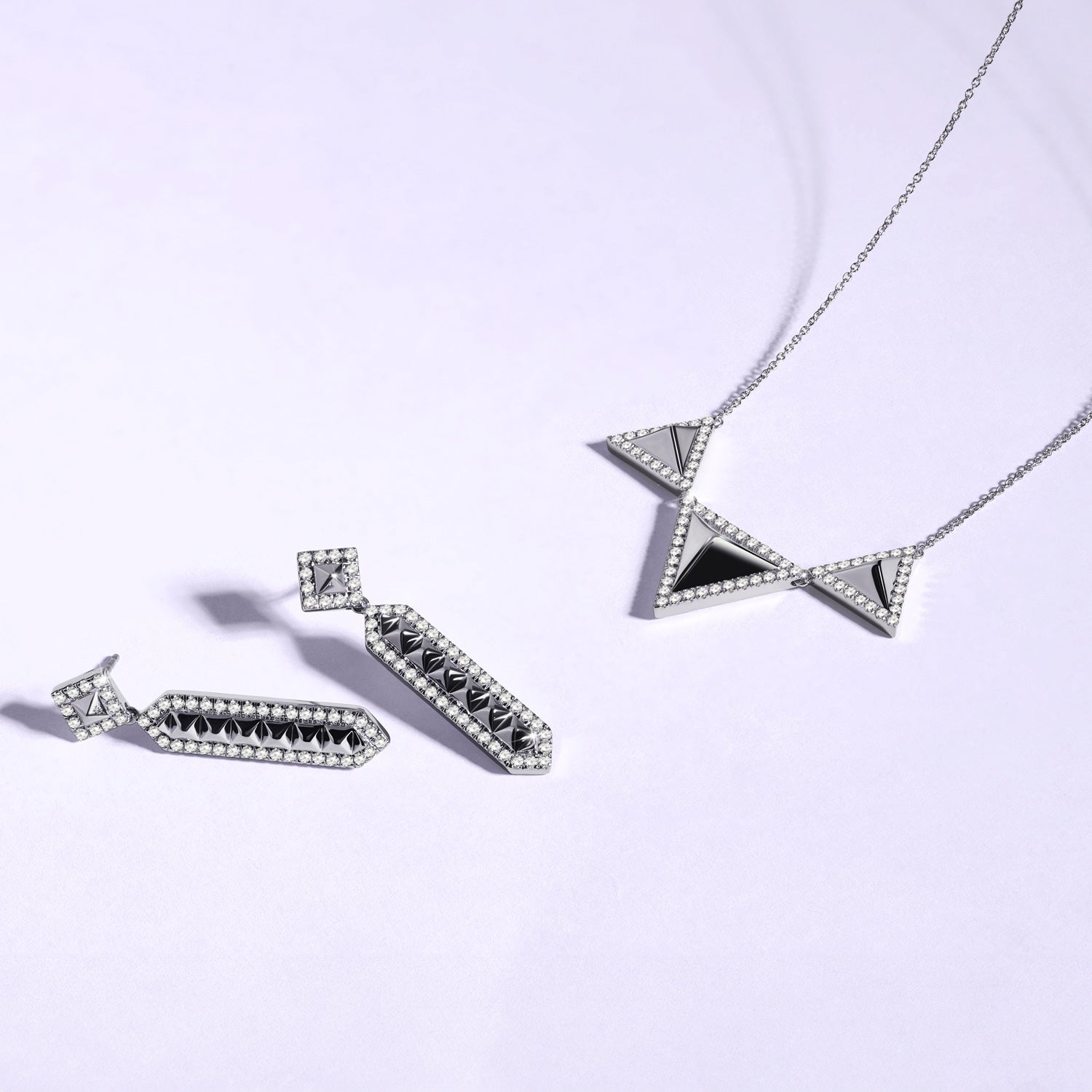 Pyramid Trois Pendant Necklace