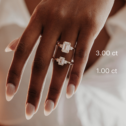 The Jules Emerald Cut Ring