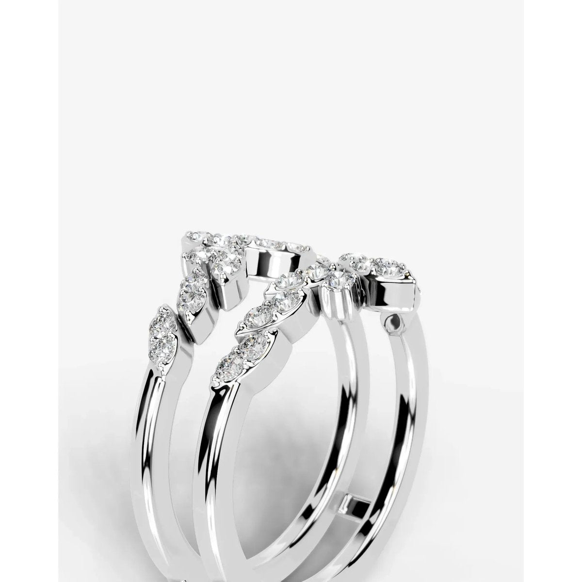Nikita Lab Grown Round Diamond Wedding Ring - Platinum