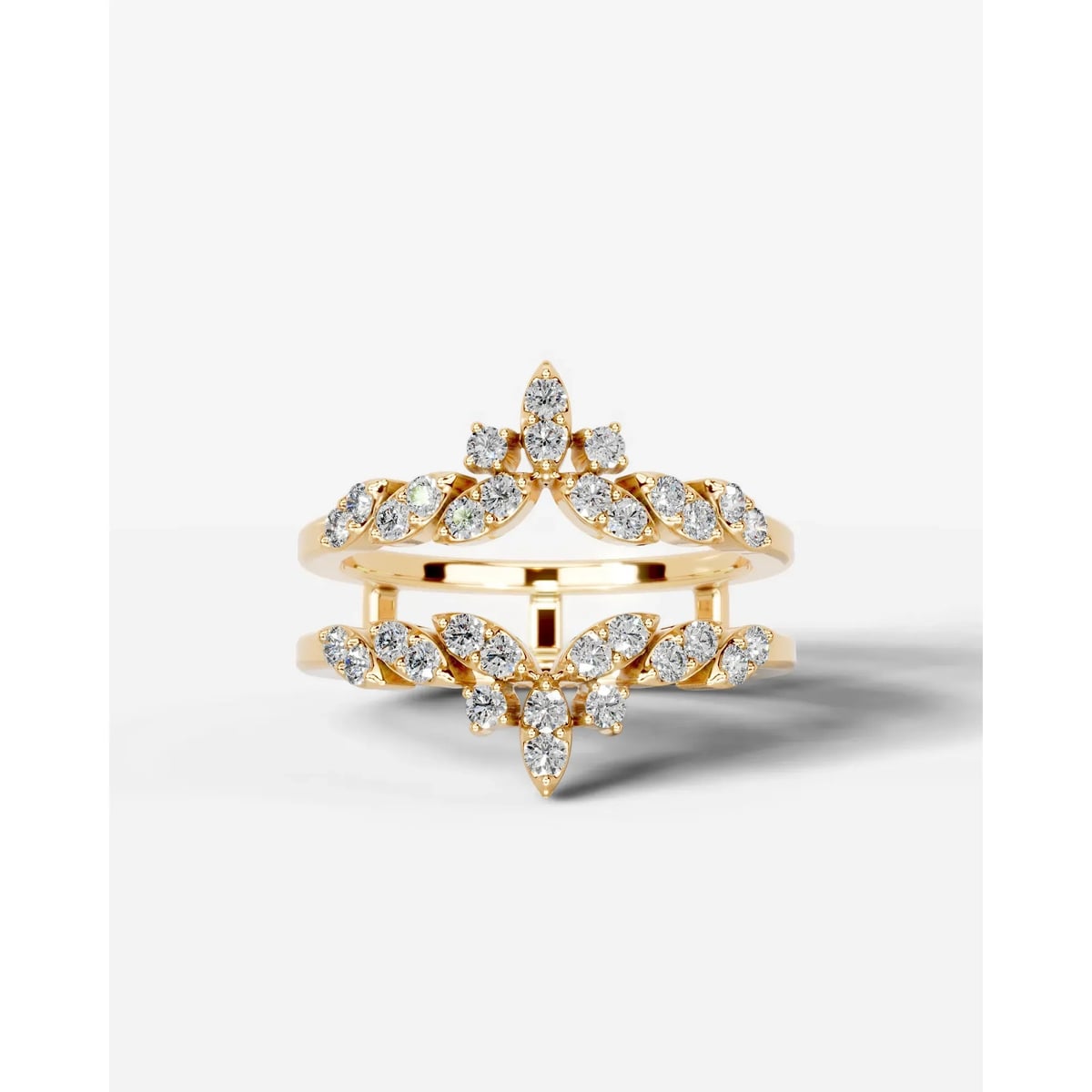 Nikita Lab Grown Round Diamond Wedding Ring - Yellow Gold