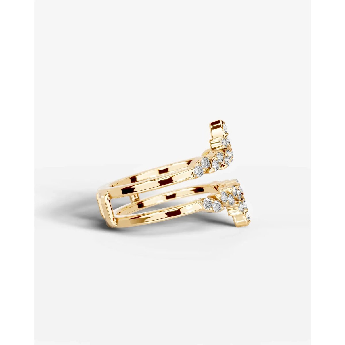 Nikita Lab Grown Round Diamond Wedding Ring - Yellow Gold