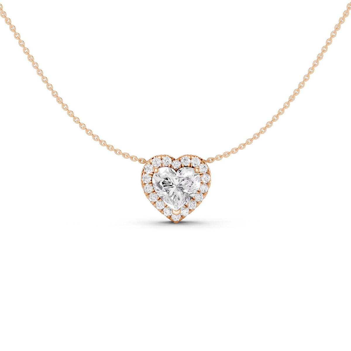 Heart Halo Necklace