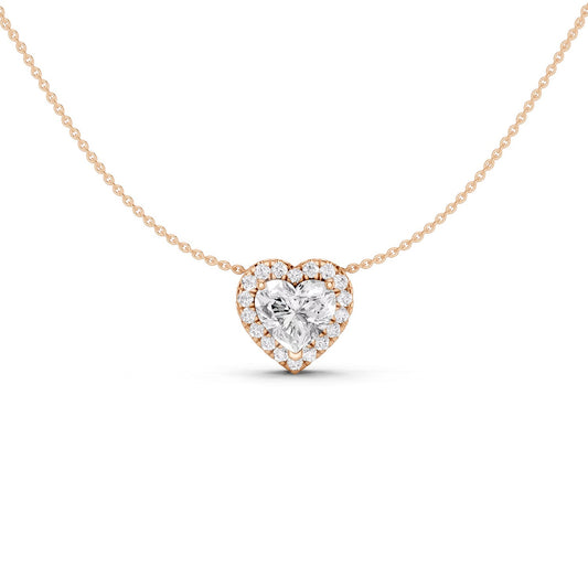 Heart Halo Necklace
