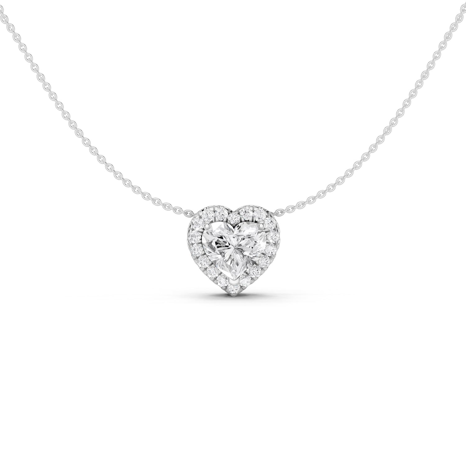Heart Halo Necklace