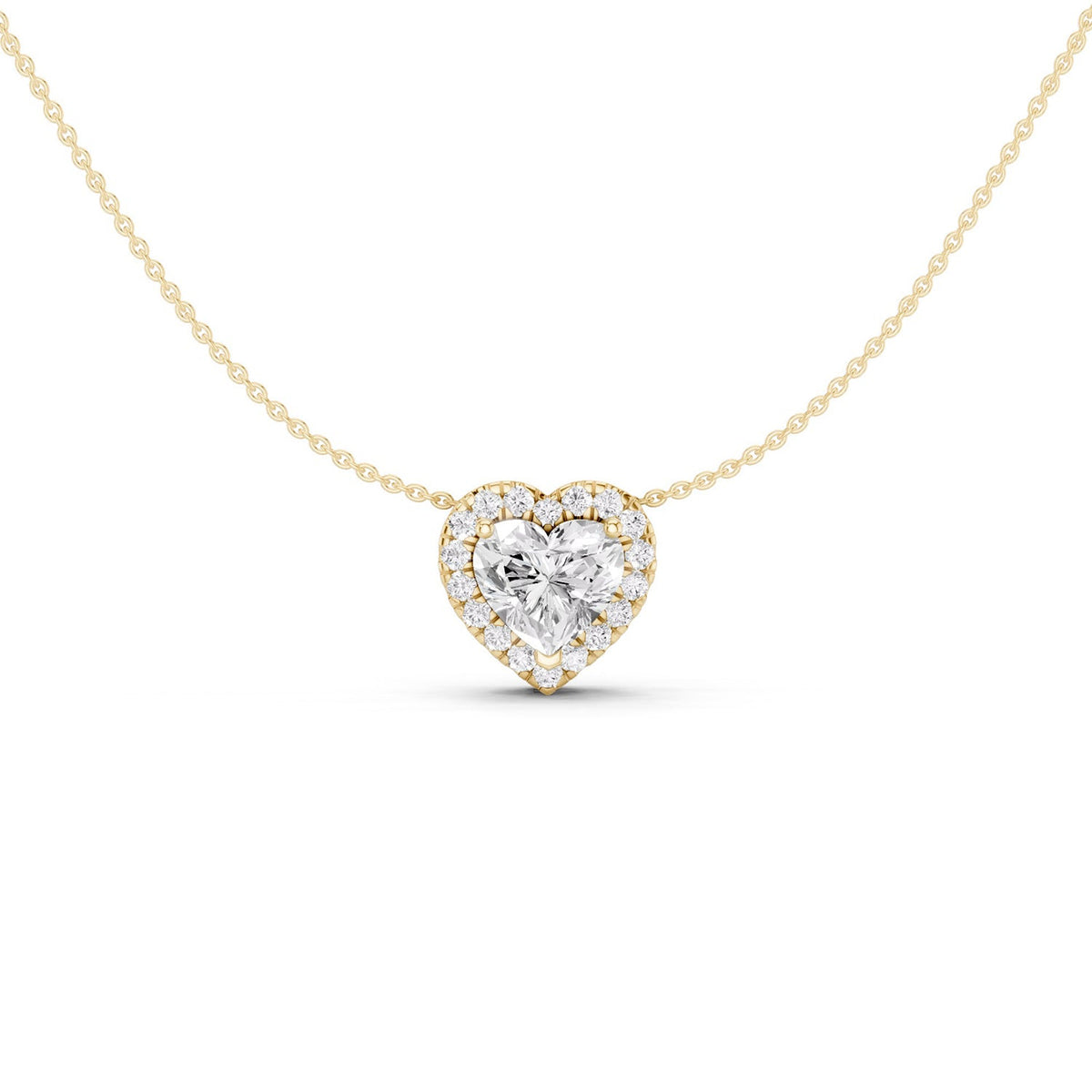 Heart Halo Necklace