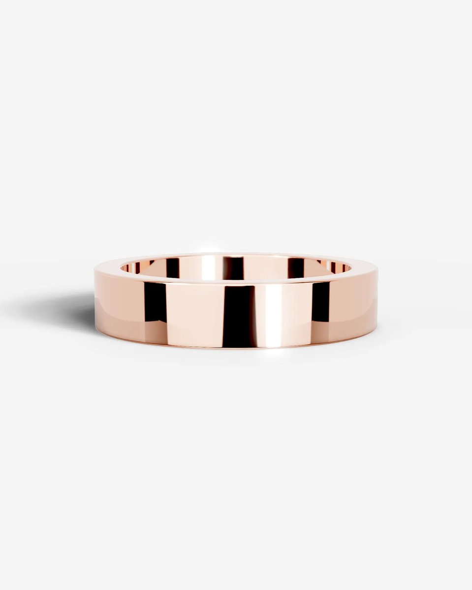 Peter Wedding Band Lab Grown R Diamond Wedding Ring - Rose Gold