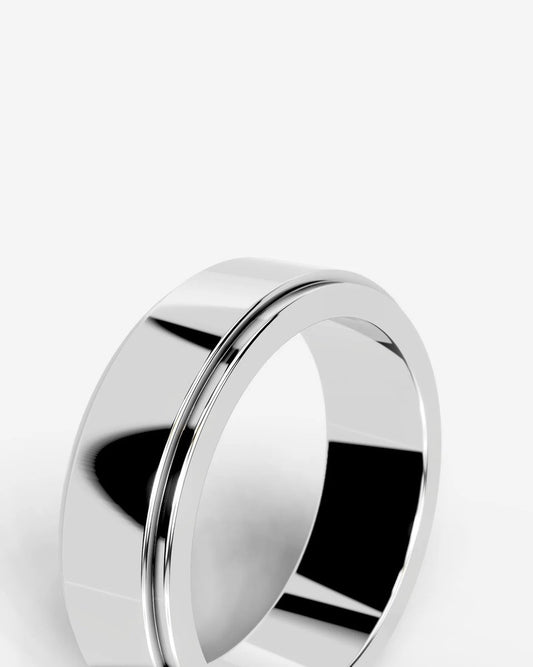 Pierre Wedding Band Lab Grown Diamond Wedding Ring - Platinum