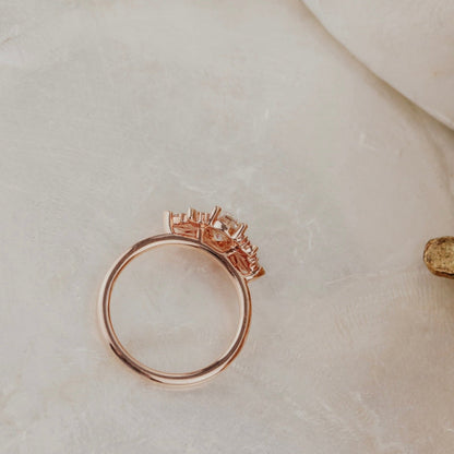 The Rita Oval Champagne Diamond Ring