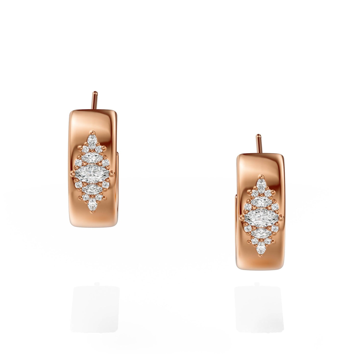 The Huggie Hoop Maeve Earrings