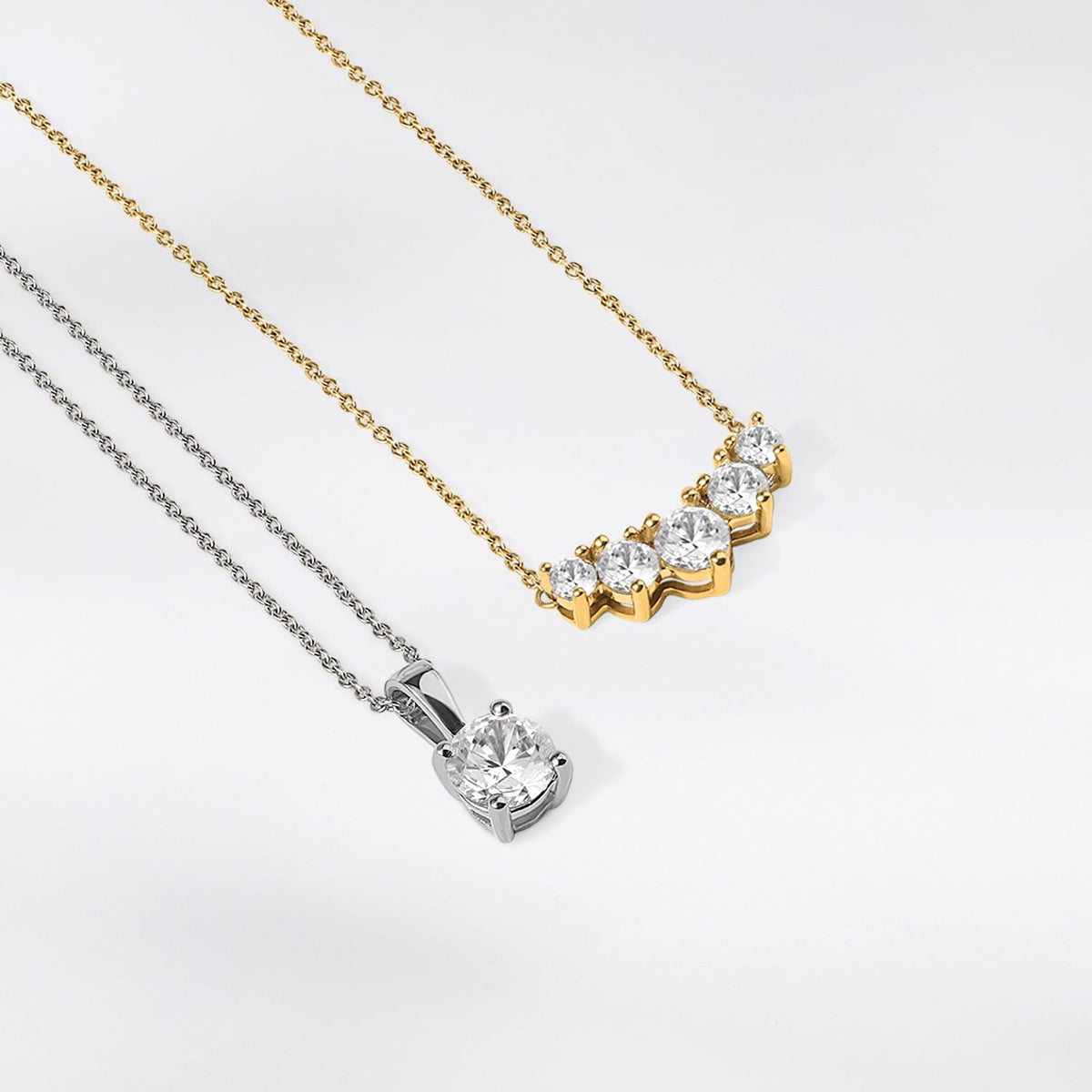 Round Solitaire Pendant