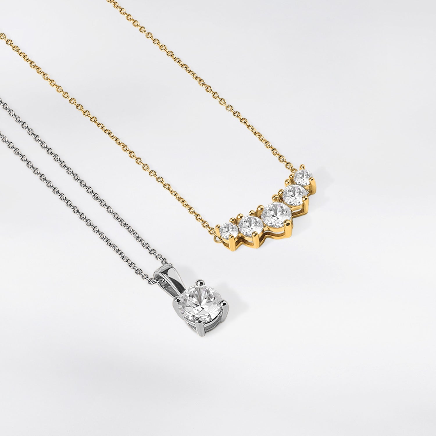 Round Solitaire Pendant