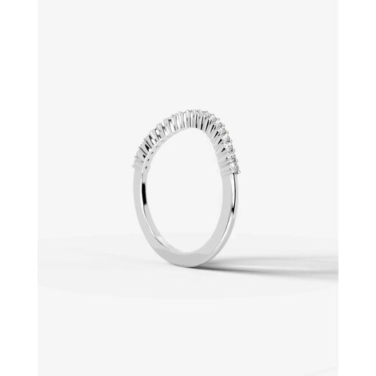 Rowan Lab Grown Round Diamond Wedding Ring - Platinum