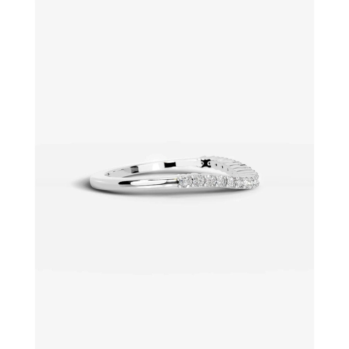 Rowan Lab Grown Round Diamond Wedding Ring - Platinum