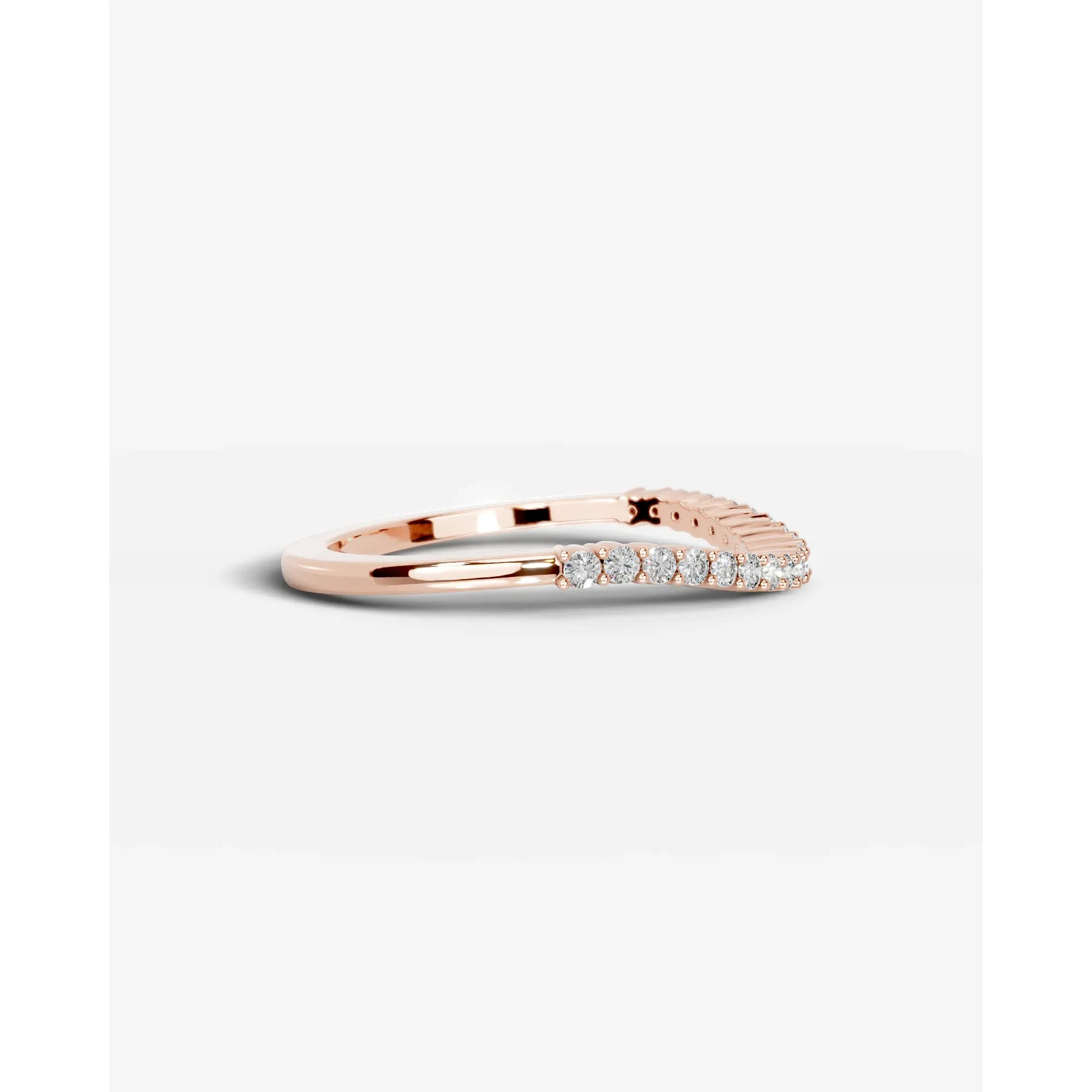 Rowan Lab Grown Round Diamond Wedding Ring - Rose Gold - 18K - 3ct