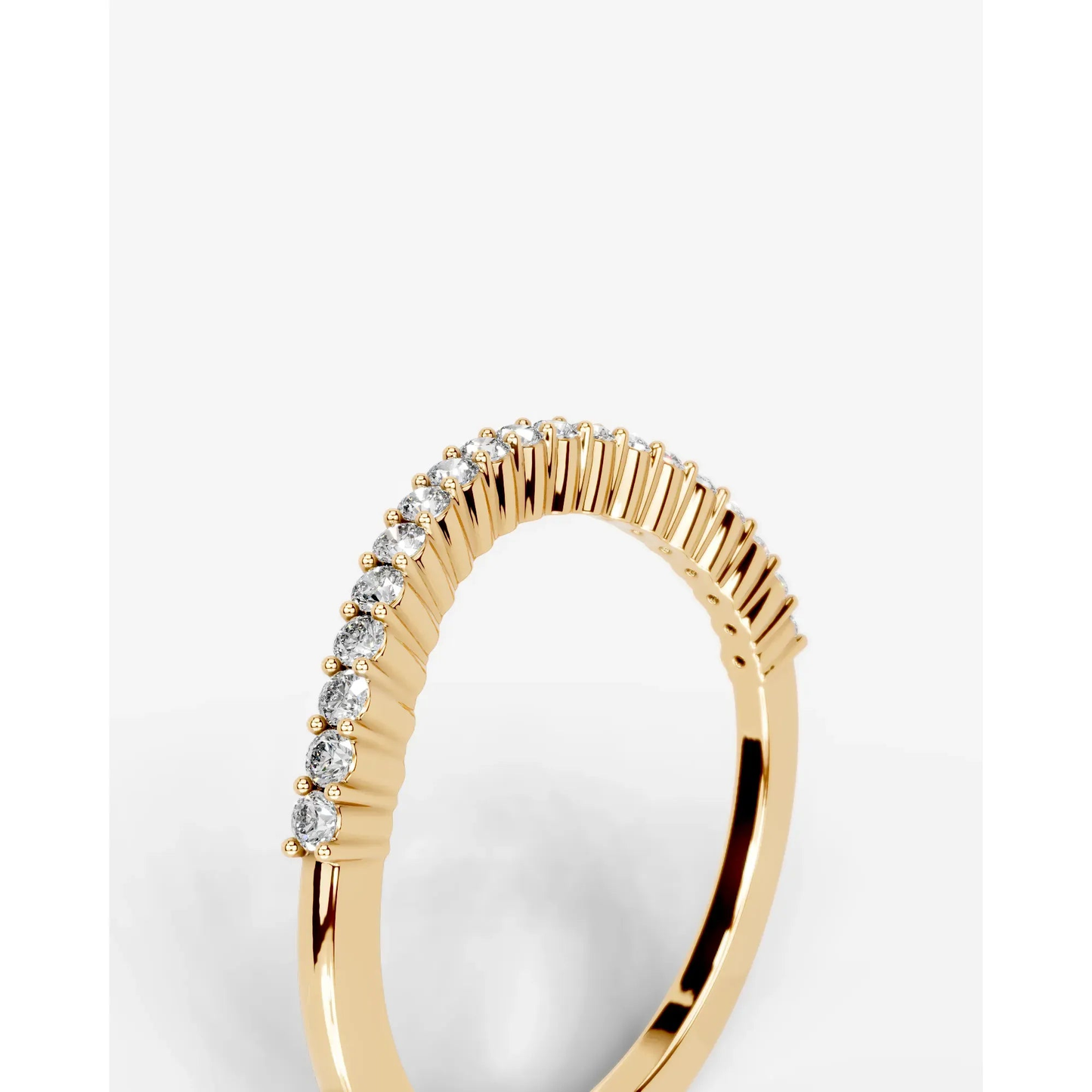 Rowan Lab Grown Round Diamond Wedding Ring - Yellow Gold - 18K - 2ct