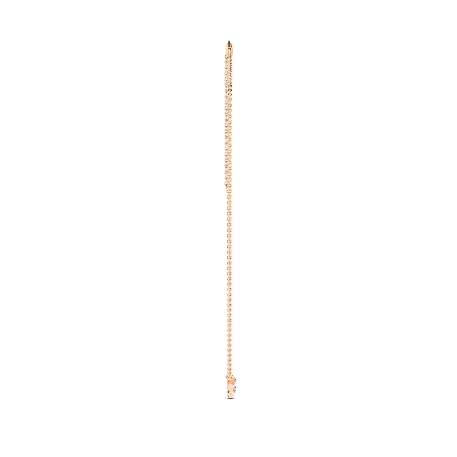 Together Forever 4-Gold Links Diamond Necklace