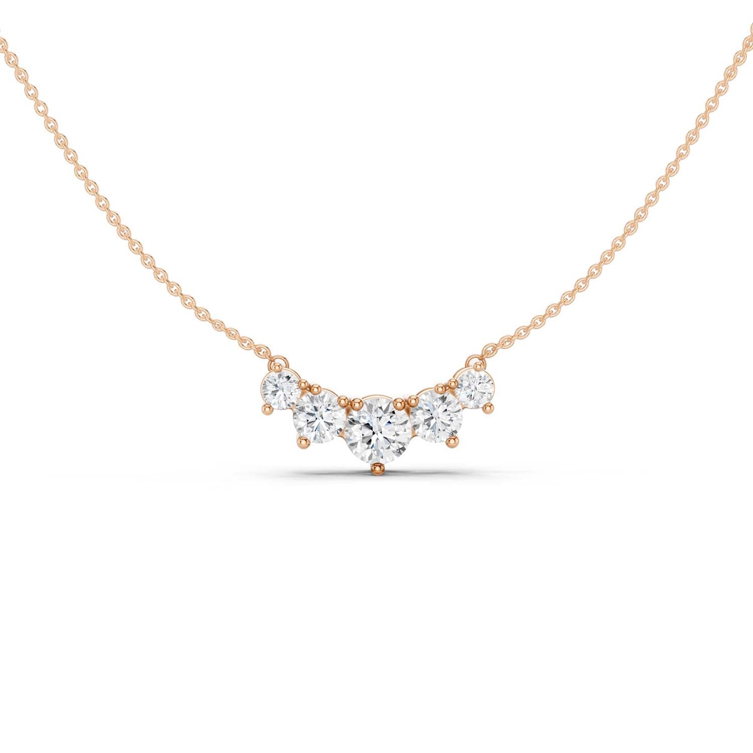 5-Stone Diamond Necklace