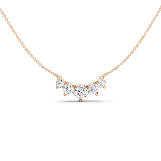 5-Stone Diamond Necklace