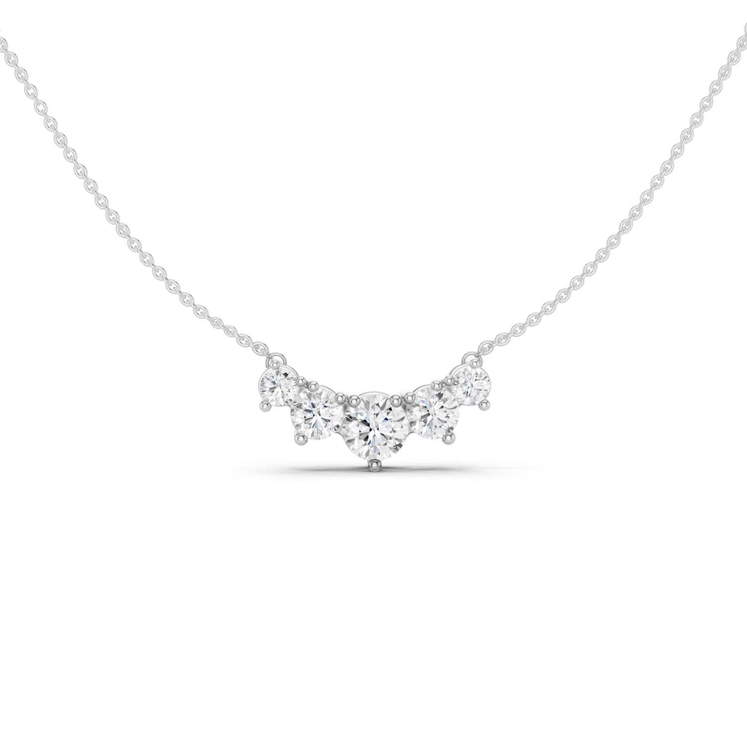 5-Stone Diamond Necklace