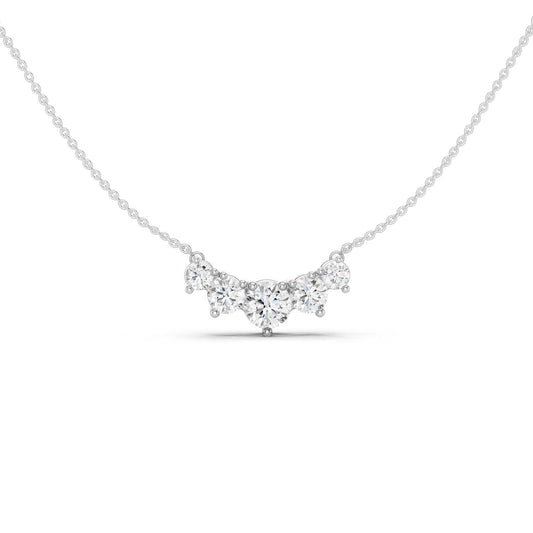5-Stone Diamond Necklace