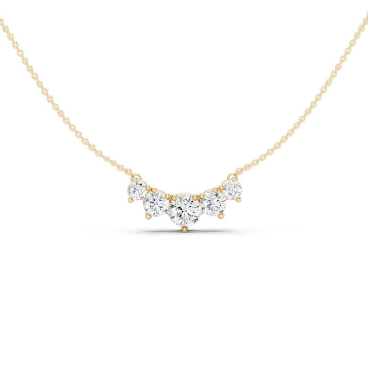 5-Stone Diamond Necklace