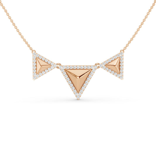 Pyramid Trois Pendant Necklace