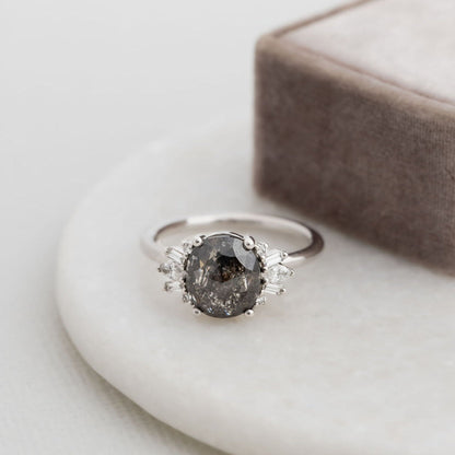The Aquila Cushion Galaxy Diamond Ring