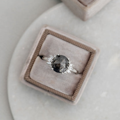 The Aquila Cushion Galaxy Diamond Ring
