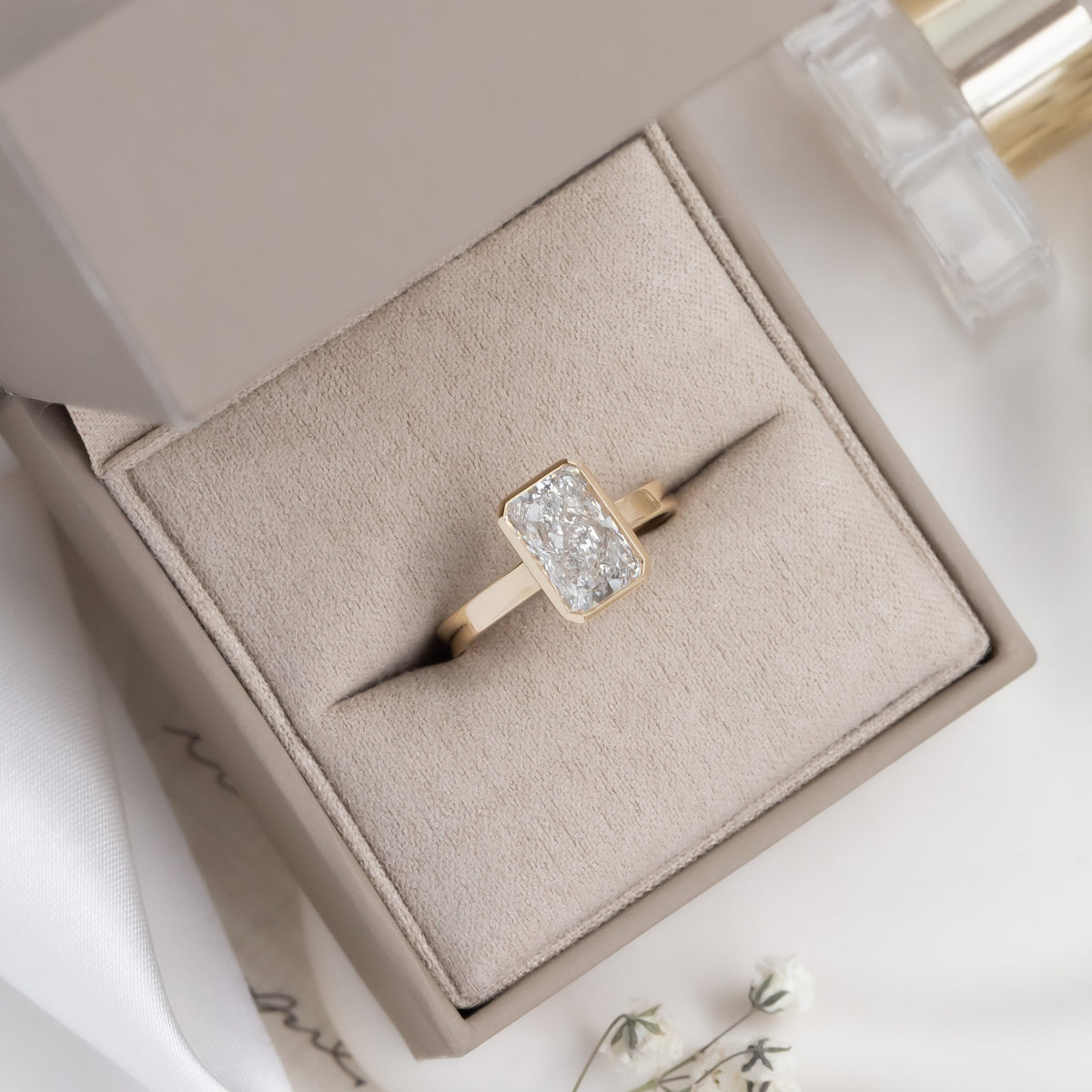 The Elena Radiant Cut Solitaire Ring
