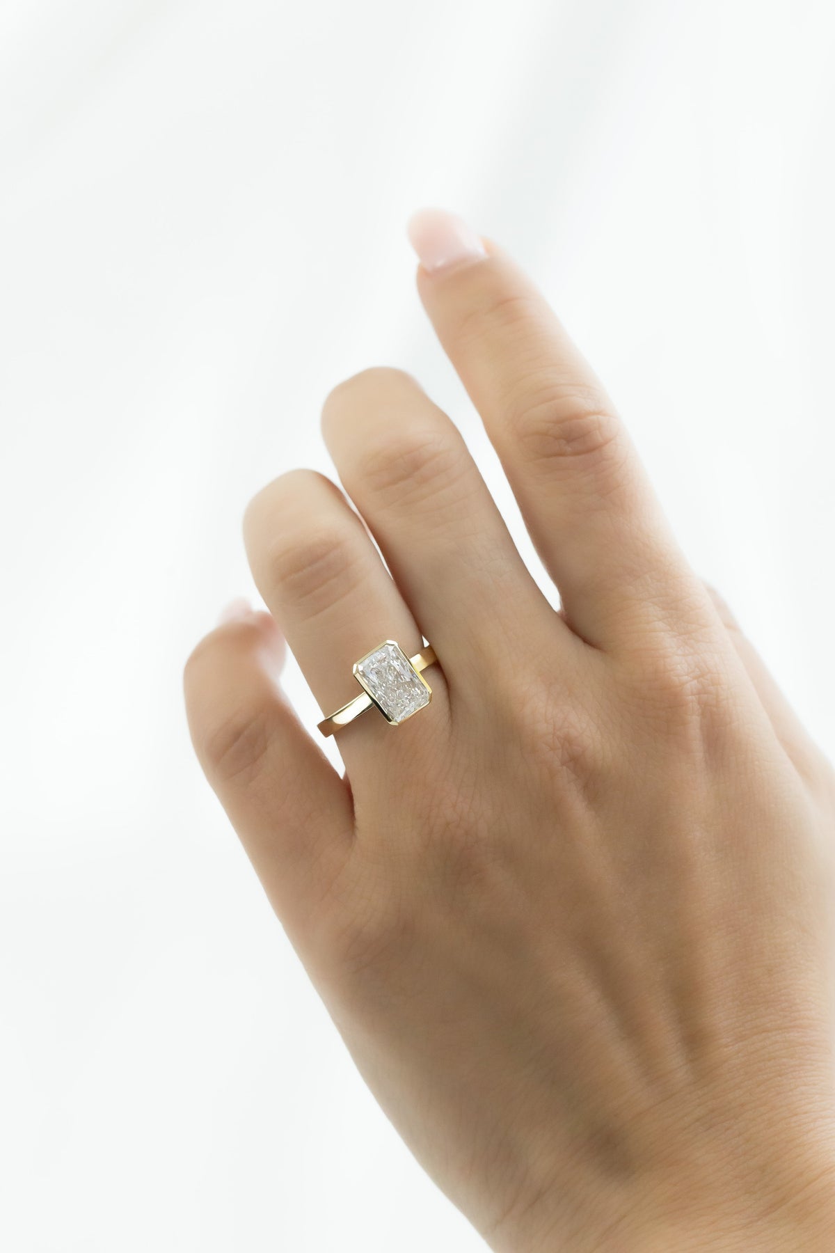 The Elena Radiant Cut Solitaire Ring