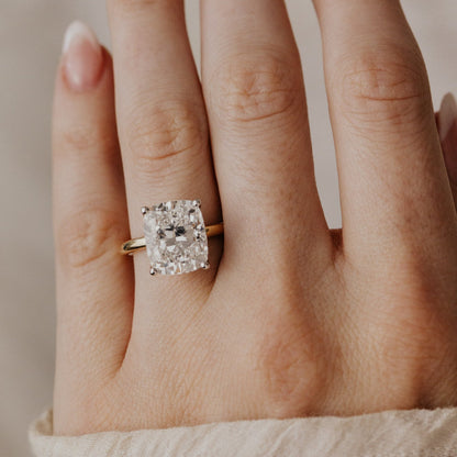 The Maeve Elongated Cushion Lab Grown Diamond Ring