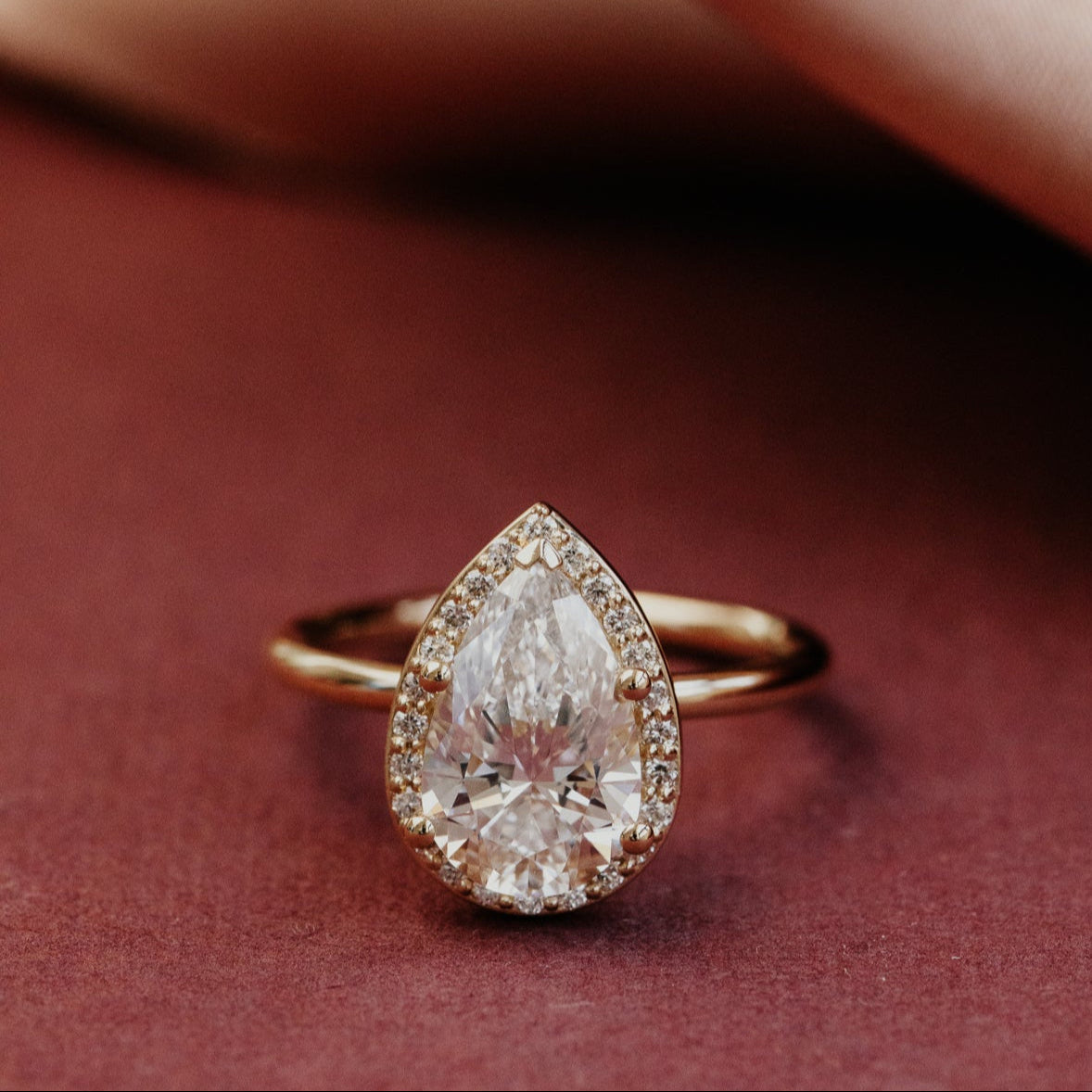 The Audrey Pear Ring