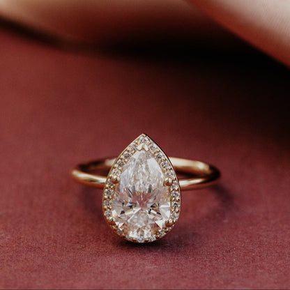 The Audrey Pear Ring