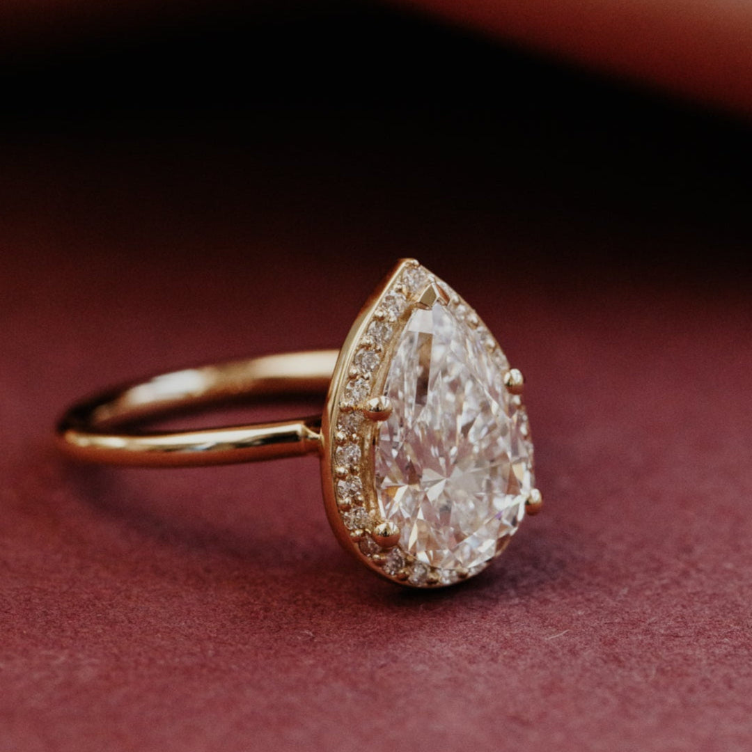 The Audrey Pear Ring