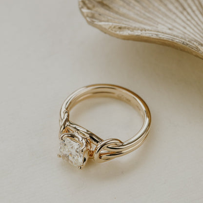 The Bella Modified Old Mine Cut Diamond Ring