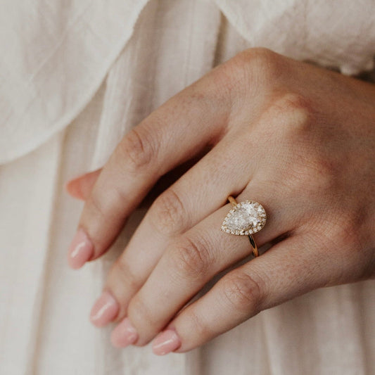 The Audrey Pear Ring