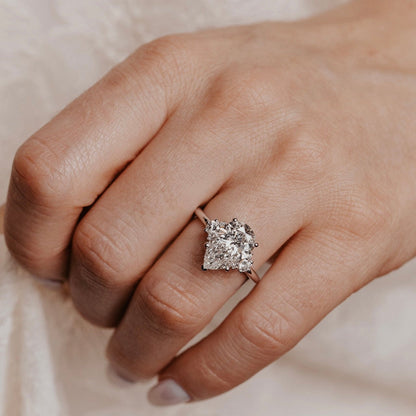 The Vivien Pear Lab Grown Diamond Ring