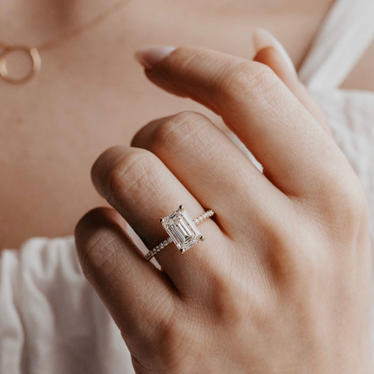 The Jenna Emerald Cut Ring