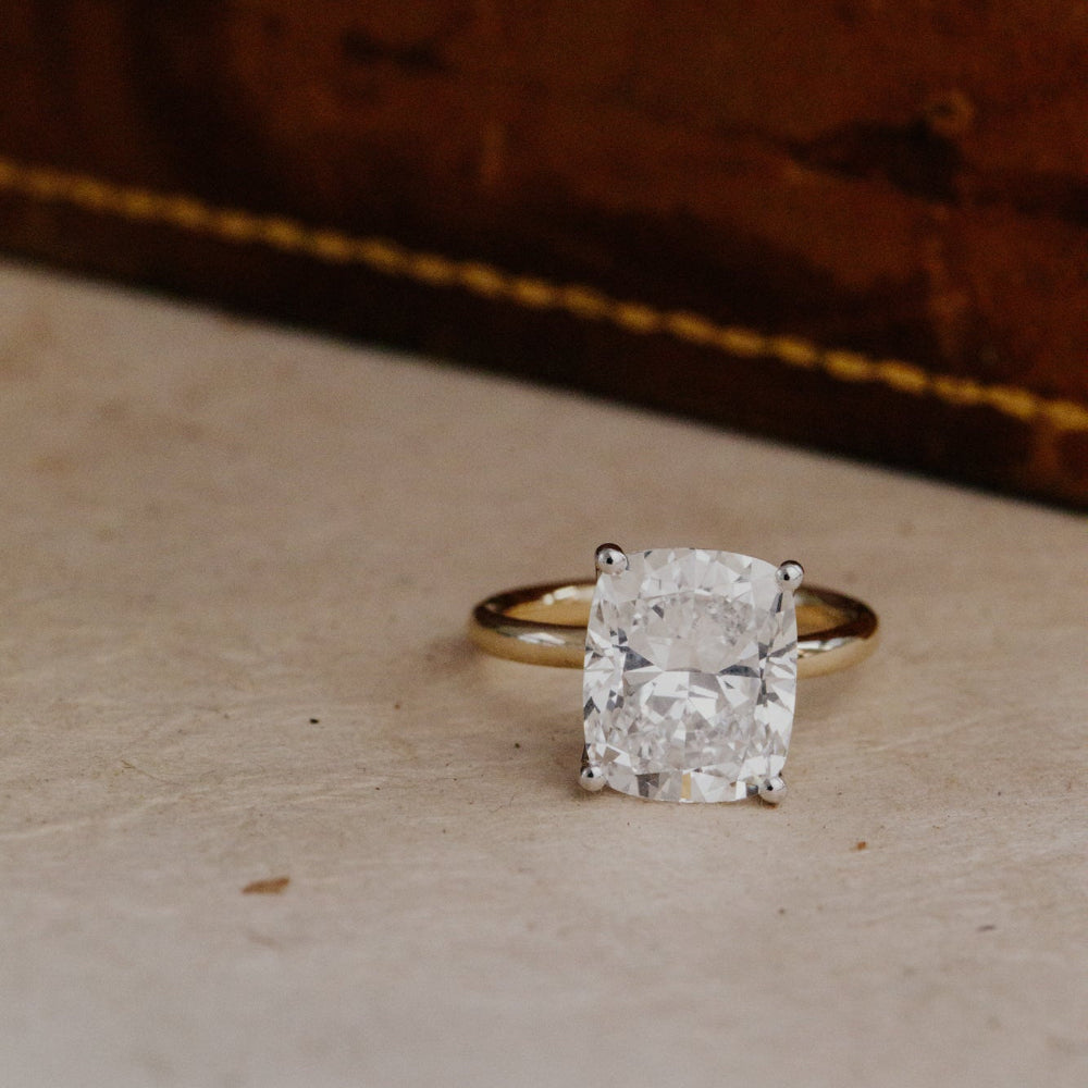 The Maeve Elongated Cushion Lab Grown Diamond Ring