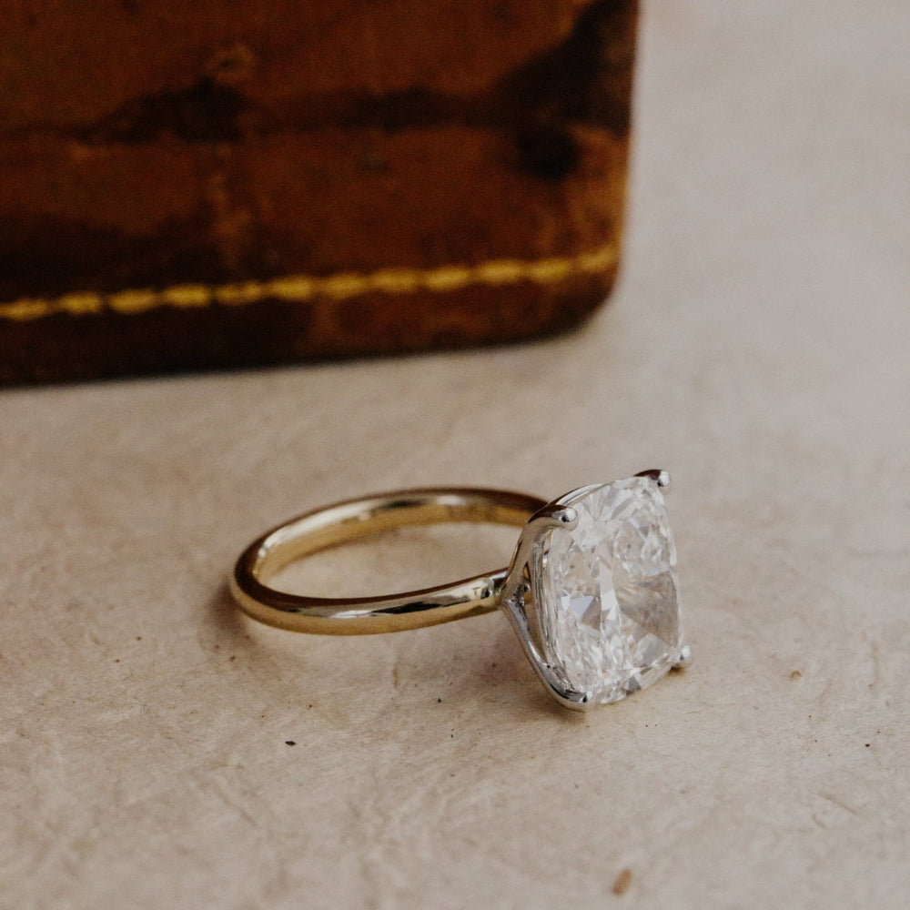 The Maeve Elongated Cushion Lab Grown Diamond Ring