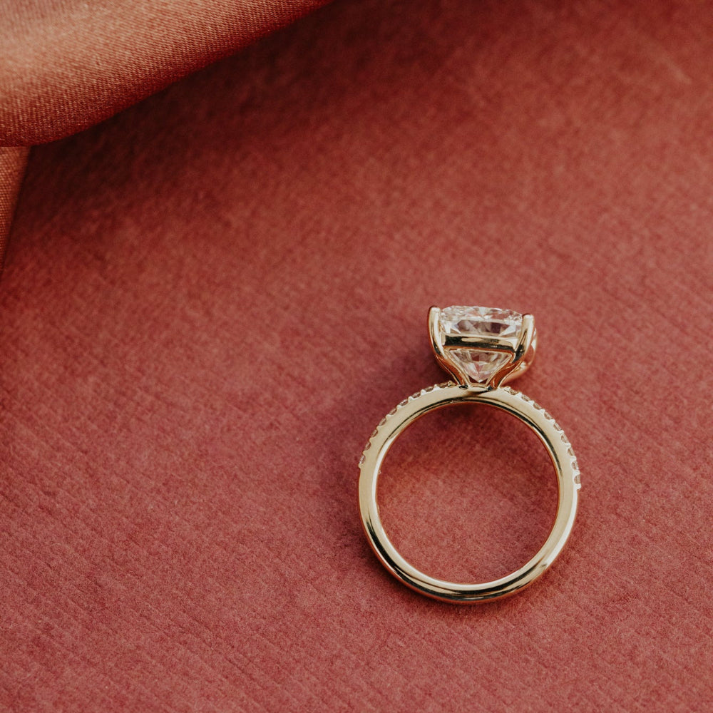 The Jenna Elongated Cushion Lab Grown Diamond Ring