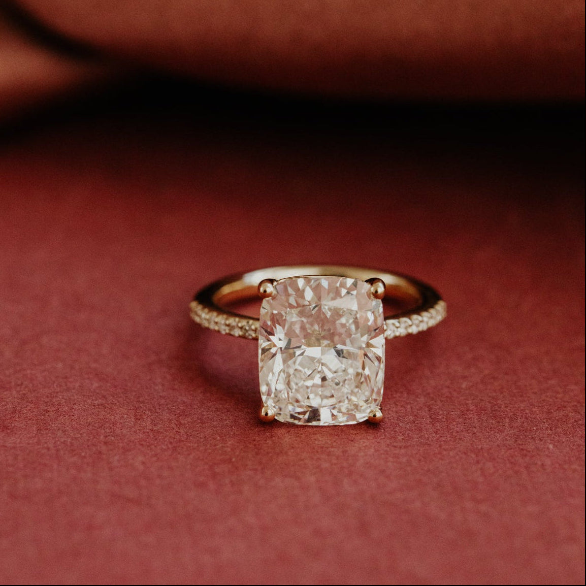 The Jenna Elongated Cushion Lab Grown Diamond Ring