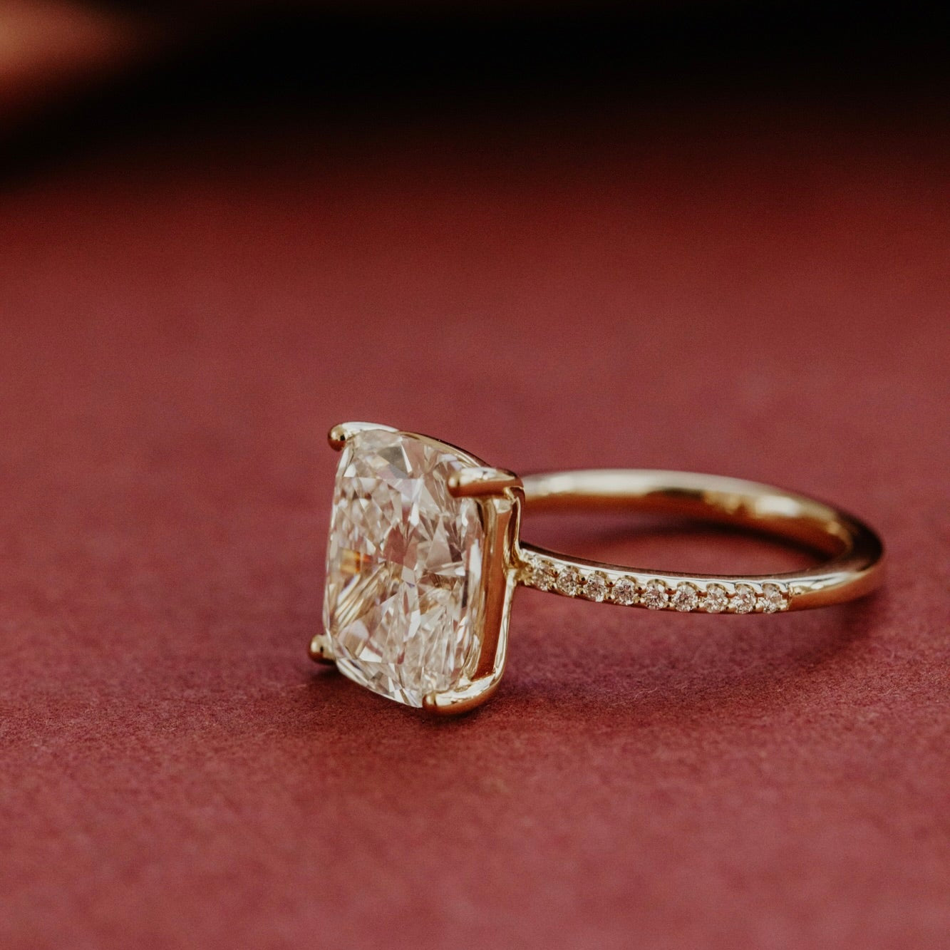 The Jenna Elongated Cushion Lab Grown Diamond Ring